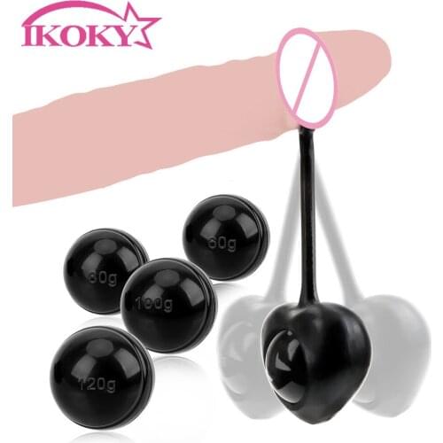 Penis Dumbbell Cock Ring Male Glans Penis Exercise Weight Strength Training Balls Lasting Enhancer Sex Toy for Men Adult Product