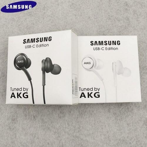 SAMSUNG AKG Earphones EO-IG955 Headset In-ear Type-C With Mic Wired For GALAXY S21 S20 Note 20 Ultra 10 Plus A80 A90 AKG Headset