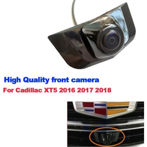 Night Vision CCD hd High Quality Car Front View Parking Special Camera For Cadillac XT5 2016 2017 2018 Installation Under hd