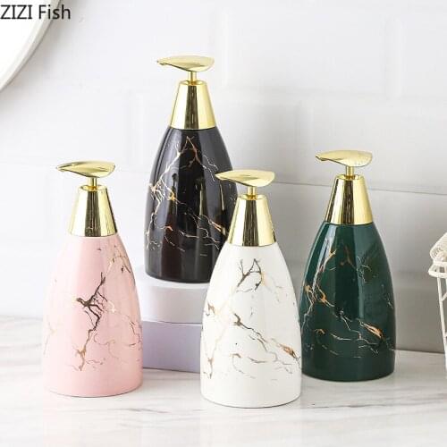 Ceramic Bathroom Supplies Soap Dispenser Lotion Bottle Northern Europe Home Bathroom Hand Sanitizer/shampoo Storage Bottle
