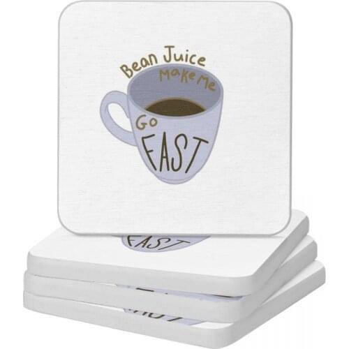 Coffee Mug Diatomite Square Round Coaster Resistant Water Cup Bonsai Mat Soap Toothbrush Pad Wholesale 10x10cm