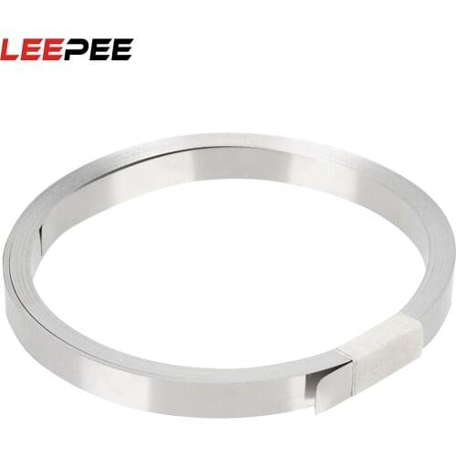 LEEPEE 0.1mm Thick 18650 Li-ion Battery Belt Connection Spot Welding Nickel Plate Connect Battery Nickel Band 10m Length