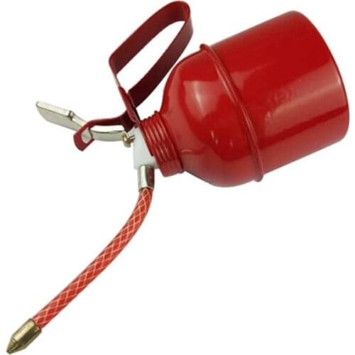 300ml 500ml Pistols Pump Oiler with Hose Spout Lubricating Oil Thumb Pump Oil Can Tool Flexible Lubrication Bottle G5AD