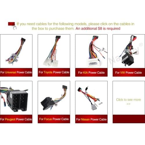 MEKEDE Optional for Hyundai for ford for Citroen cable Accessories