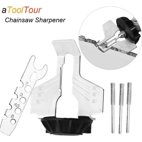 Electric Grinder Sharpening Polishing Attachment Set Saw Chains Tool Chainsaw Teeth Sharpener Drill Rotary Accessories Set Best