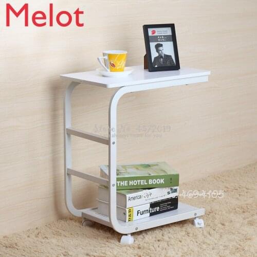 Living Room Coffee Table Removable Sofa Small Desk Corner Several Sides Tables Lazy Coffee Table with Wheels Modern Mini