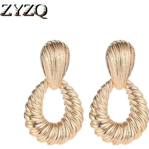 ZYZQ New Come Hyperbole Women Earrings Wholesale Lots&Bulk With Special Pattern Design Trendy Party Accessories For Women Hot