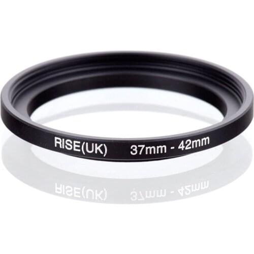 Original RISE(UK) 37mm-42mm 37-42mm 37 to 42 Step Up Ring Filter Adapter black