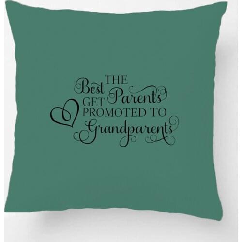 Promoted To Grandparents Pillow Wedding Decorative Cushion Cover Pillow Case Customize Gift By Lvsure For Sofa Seat Pillowcase