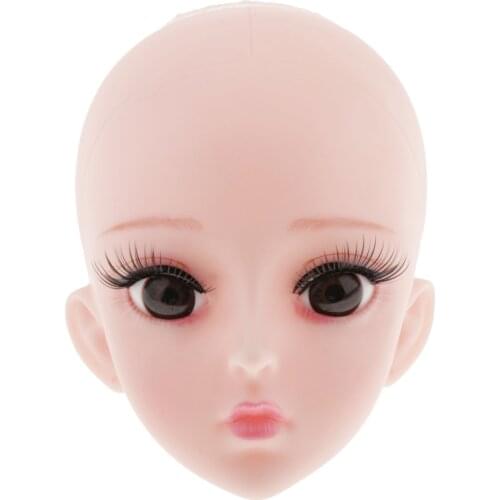 1/3 Doll Making Repair Supplies Body Parts Head Female Doll Head Mold Sculpt for 1/3 BJD Doll Body Parts Making DIY Accessories