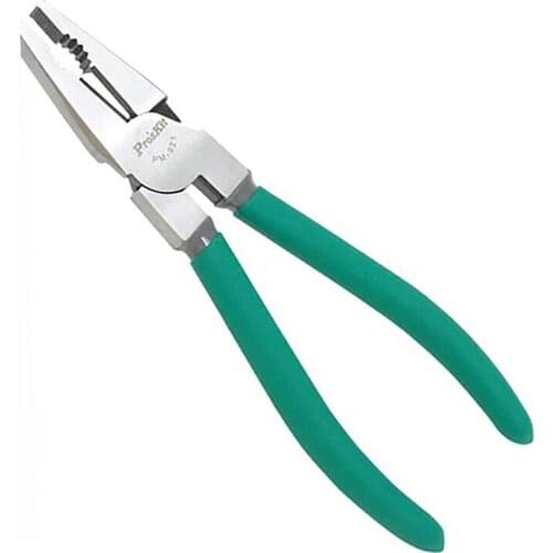 ProsKit PM-921 8" Labor-Saving Leverage Steel Wire Pliers Multifunctional labor-saving multi tooth electric cable pliers