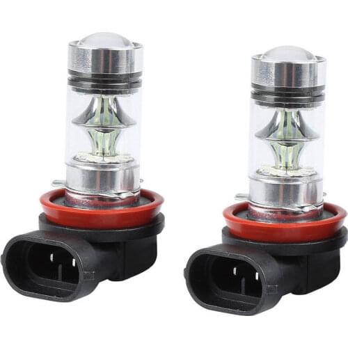 High Power led100W Projector Front Fog Driving Light Bulbs 8000K Ice Blue H16 H11 H16LL for 2009-2016 To yo ta Corolla White