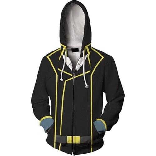 That Time I Got Reincarnated as a Slime Cosplay Zipper Up Hood Hoodie Pullover Sweatshirt Hoodie Coat