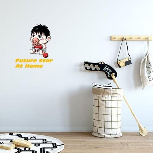 Three Ratels C472-2 Funny pacifier animation sticker series KaedaRukawa wall stickers for kids car sticker
