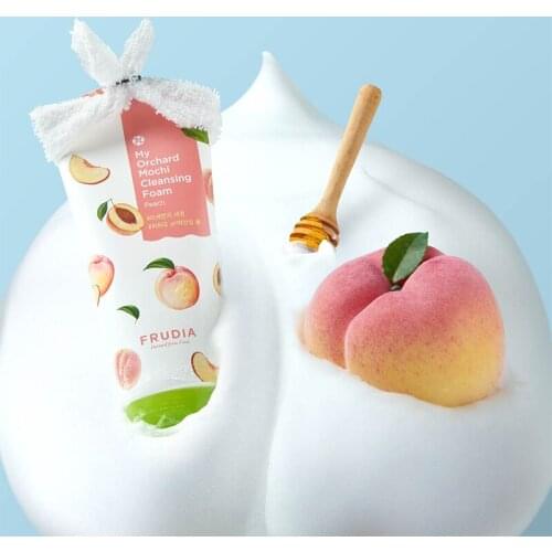 Moisturizing moisturizing the skin soothing and eliminating impurities peach cleansing foam-Frudia skin care Korean cosmetics