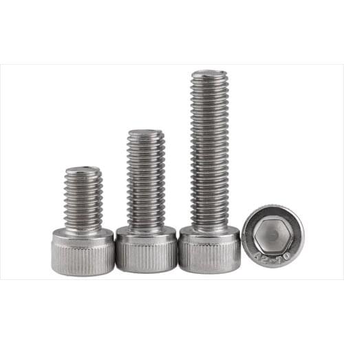 DIN912 304 stainless steel bolts high strength hex socket screws M12 M14 M16 screws twill cylindrical head bolts