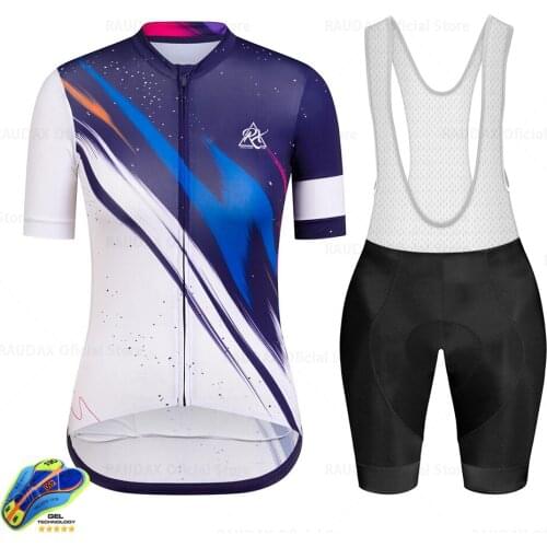 Womens Cycling Jersey 2020 Pro Team RAUDAX Cycling Clothing Quick Dry Racing Sport Mtb Bicycle Jersey Bike Uniform Triathlon
