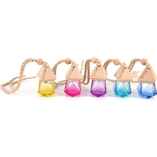 1Pc Air Freshener Car Perfume Hanging Printed Fragrance Diffuser Bottle Beautiful New Arrival