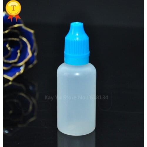 1200pcs 30ml PE bottles, plastic bottle 30ml liquid bottle with child proof and tamper evident cap