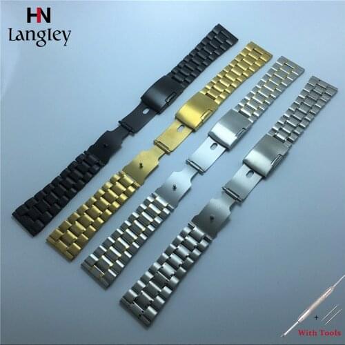 14mm 16mm 18mm 19mm 20mm 21mm 22mm 24mm 26mm Wristbands High Quality Stainless Steel Watch Straps Watches Accessories
