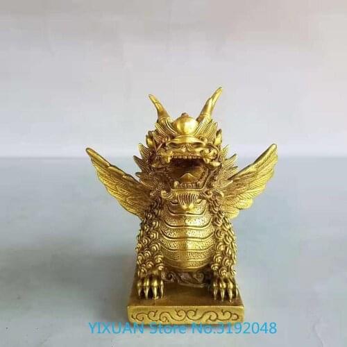 2020 Seiko pure copper flying Unicorn decoration home Fengshui office decoration metal crafts