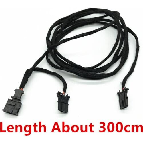 3 meter Car Led/halogen Footwell Light trunk Light Connector upgrade Cable wiring harness For Passat B7 B8 Golf 6 MK6 Mk7 Tiguan