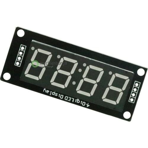 4-Digit LED 0.56" Display Tube Decimal 7 Segments TM1637 Clock Double Dots Module 0.56 inch White Display For Arduino