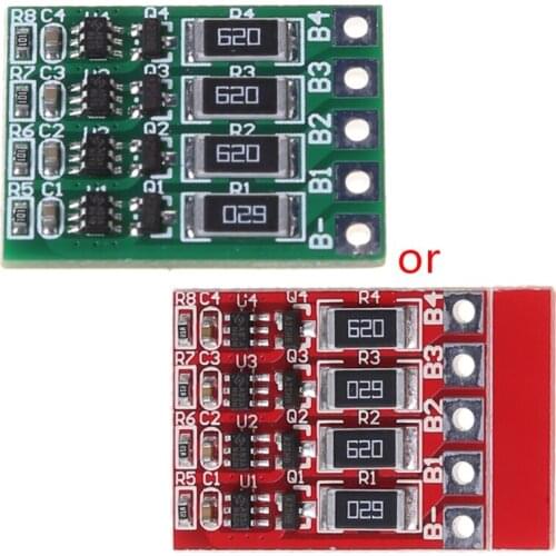 4S 3.2V Battery Protection Balancer Board Balncing Full Charge Batteries Cells Practical Easy Installation Electronic Components