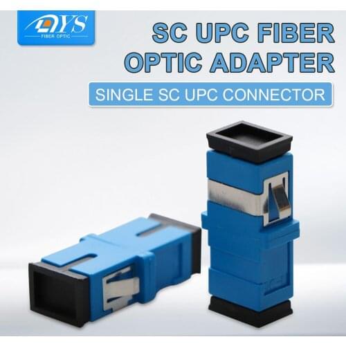50-200PCS SC UPC Single Mode Optical Fiber Connector Adapter FTTH Fiber Optic SC Coupler