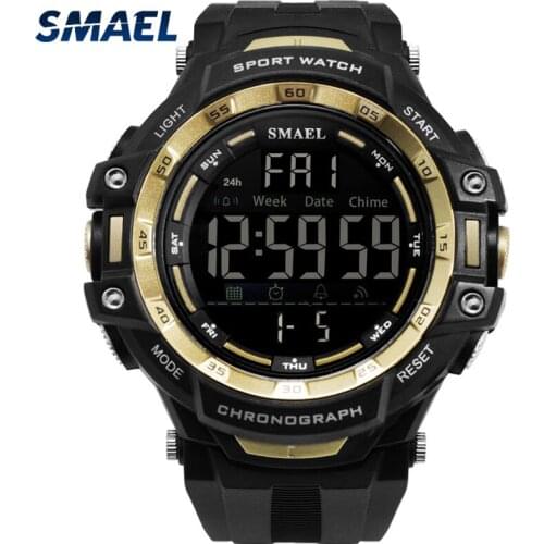 SMAEL Relogio Military Sports Men Watch New Digital Brand Luxury Fashion Mens Waterproof Wristwatch Relojes Hombre