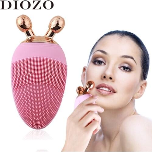 Electric Facial Cleanser Silicone Face Cleansing Brush Electric Facial Cleanser Deep Pore Cleansing Skin Massager Brush Newest