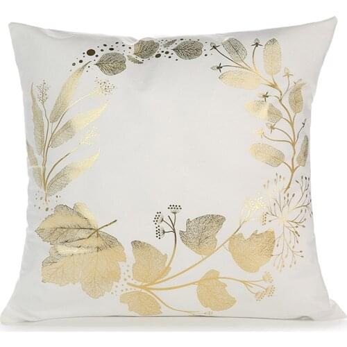 European Throw Pillow Case Decorative Cushion Cover 45x45cm Short Plush Sofa Pillowcase Luxury Living Room Seat Car Home Decor