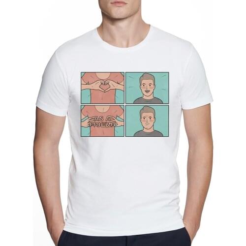 New Summer Creative Unisex T Shirt Men Women Nobody Loves You Funny Depression Random just FRIEND Printed Tee