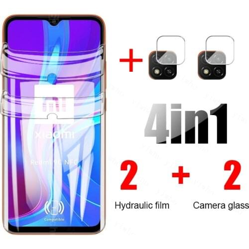 On Redmi 9C Hydrogel Film Screen Protector For Xiaomi Redme 9CNFC 9 C NFC M2006C3MG 6.53" Camera Len Safety Note Tempered Glass