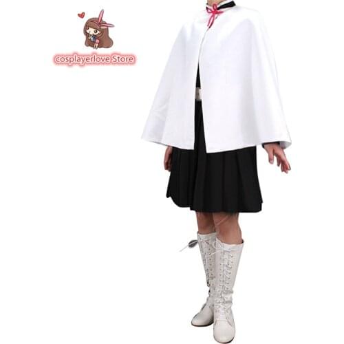 Demon Slayer: Kimetsu no Yaiba Tsuyuri Kanao Cosplay Costume for Halloween Christmas Costume