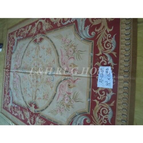 Free shipping 8.2'X1.48' (250x350cm) French Aubusson rug hand woven carpet