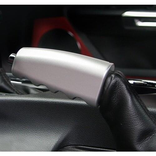 For Ford Mustang Shelby Aluminum Alloy Handbrake Grips Decorative Protective Cover Interior Accessories
