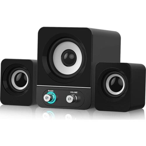 Notebook Desktop Computer Speaker USB Powered Audio Multimedia Home Computer Speaker Active Multimedia Stereo Subwoofer