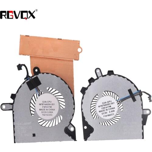 NEW ORIGINAL CPU GPU FAN FOR HP OMEN 15-CE 17-AN COOLER FAN G3A-CPU G3A-GPU 929455-001 929456-001