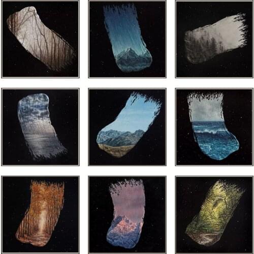 Landscape Color Poster Canvas Print Painting Wall Art Living Room Home Decoration