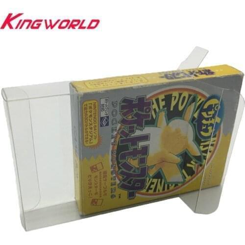 Transparent Case Clear Box For Game Boy For GB GBC Game Card Cartridge Plastic PET Storage Protector Collection Shell