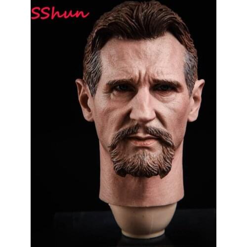 TYDT05 1/6 Scale Male lliam Nissen carved Model Soldier male head sculpture Toys For 12'' Action Figure Body DIY Accessories