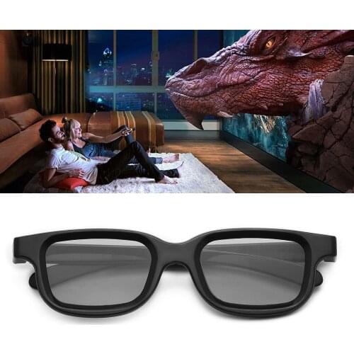 2Pcs/Lot VQ163R Polarized Passive 3D Glasses for 3D TV Real 3D Cinemas for Sony Panasonic Dropshipping Wholesale Price