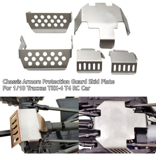 Chassis Armors Protection Guard Skids Plate For 1/10 Traxxas TRX-4 T4 RC Car RC Car Accessories RC Parts