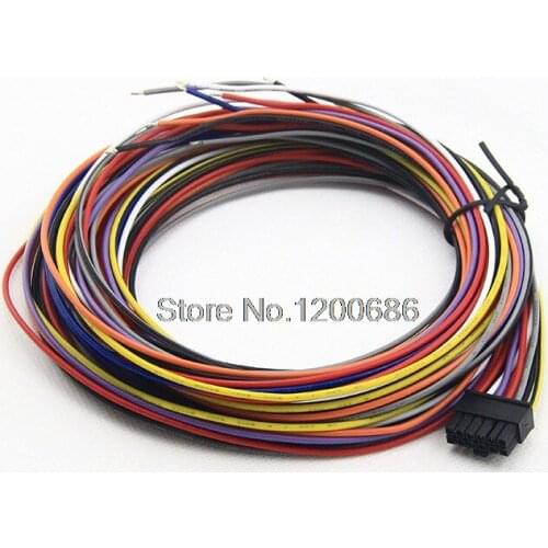 12PIN 18AWG 30CM 5557 Micro-Fit 4.2 Mini-Fit Jr. Receptacle Housing 2x6pin 39012120 12 pin 2*6pin 12p 12 Circuits wire harness
