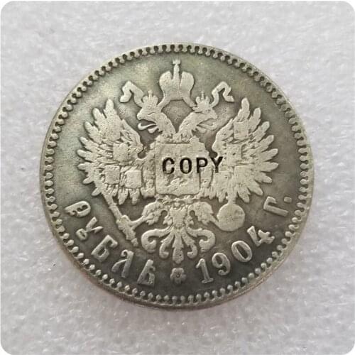 1904 RUSSIA 1 ROUBLE COPY commemorative coins-replica coins medal coins collectibles