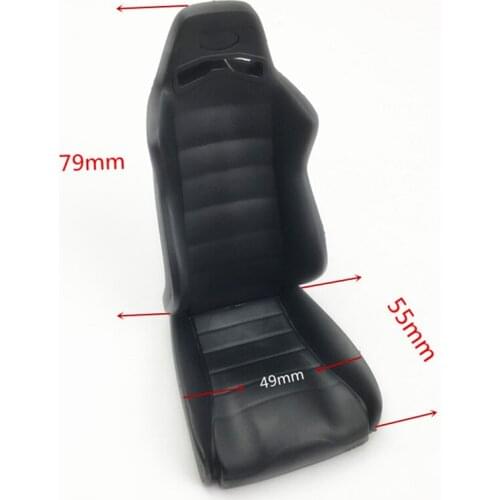 2 color 1/10 simulation soft seat climbing car straight bridge short card interior cab seat axial ghost seat