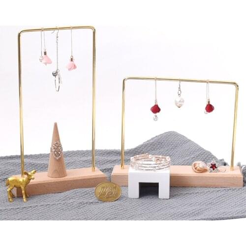 2pcs Drop Earrings Organizer Hanging Holder Bracelet Necklace Jewellery Display Stand Rack