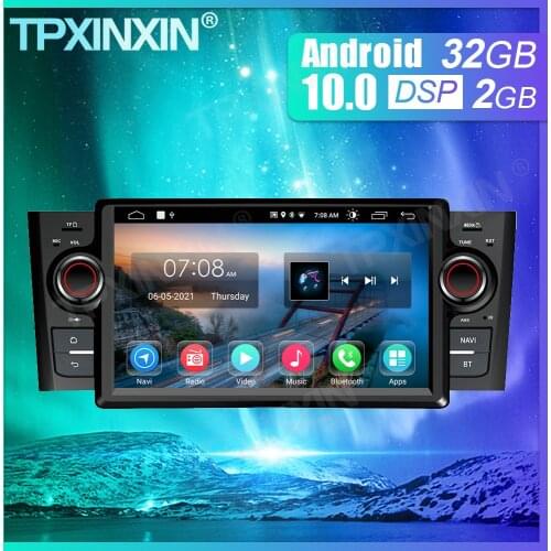 Android 10 Carplay For Fiat Grande Punto Linea 2007-2012 Car GPS Navigation Auto Radio Multimedia Player Headunit Tape Recorder