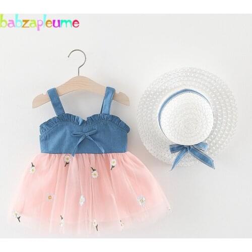 Babzapleume Denim Dresses For Babies